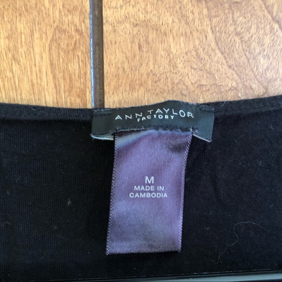 Ann Tylor Factory Lace Flower Tank Sleeveless Top - Picture 2 of 4